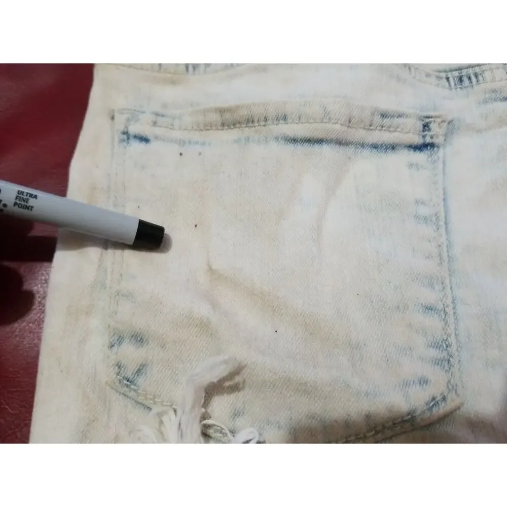 Altarid State Womens‎ Cloud Discolored Frayed Short Cloud Wash Boho 26